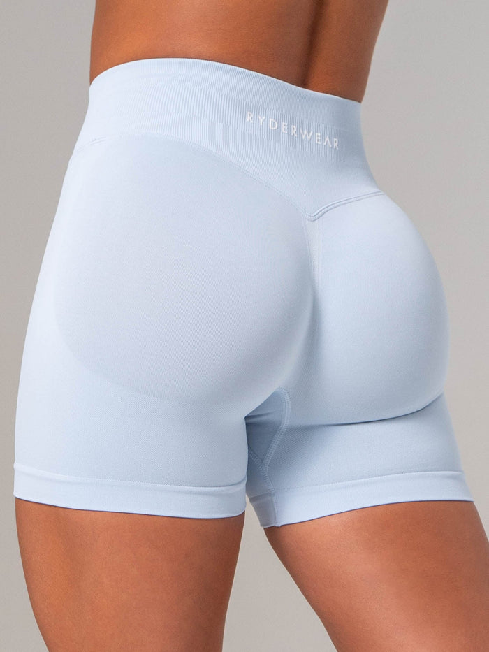Boost Seamless Shorts - Sky Blue Clothing Ryderwear