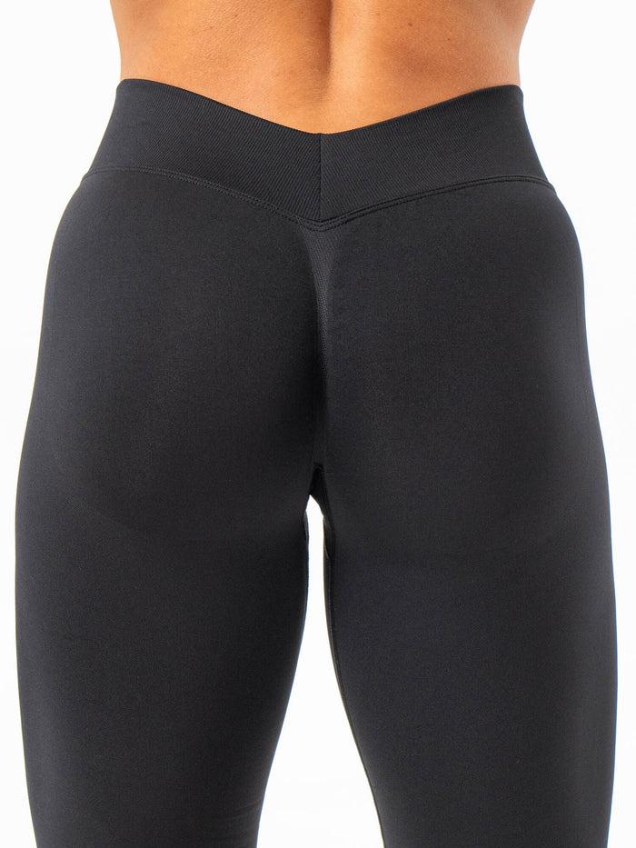 Boost V Back Leggings - Black Clothing Ryderwear