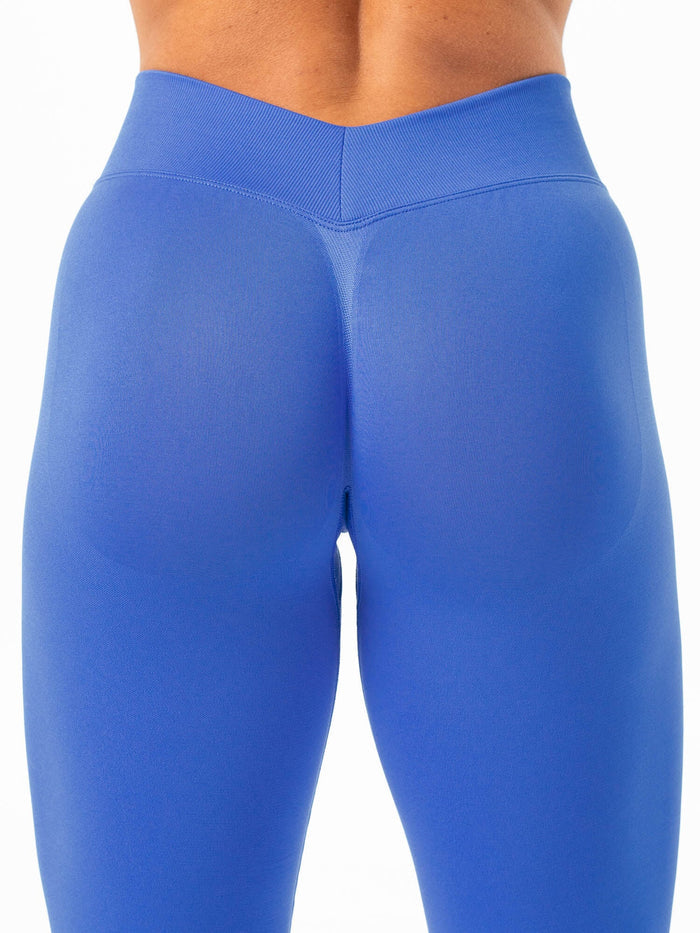 Boost V Back Leggings - Electric Blue Clothing Ryderwear