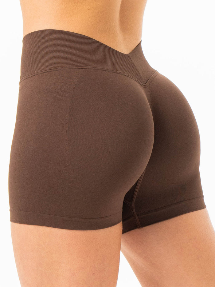 Boost V Back Shorts - Chocolate Clothing Ryderwear