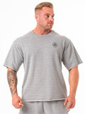 Box Fleece T-Shirt - Grey Marle Clothing Ryderwear
