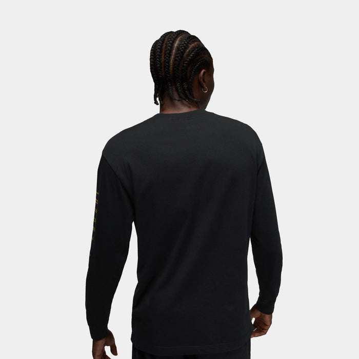 Brooklyn 23 AJ11 Mens Long Sleeve Shirt (Black/Blue)