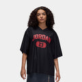 Brooklyn 23 Mesh Womens Jersey (Black/Gym Red)