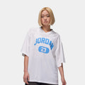Brooklyn 23 Mesh Womens Jersey (White/University Blue)