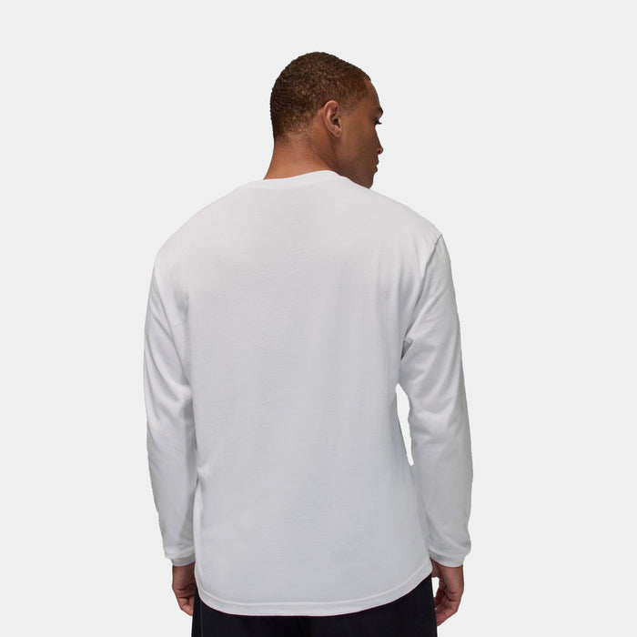 Brooklyn AJ11 Graphic Mens Long Sleeve Shirt (White)