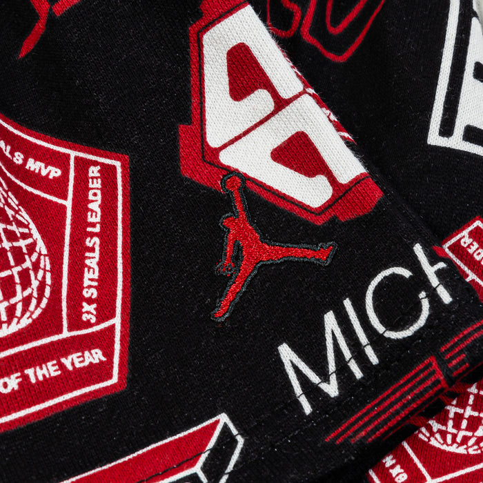 Brooklyn All Over Print Short Infant Toddler Set (Black/Red)