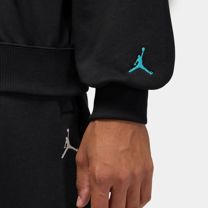 Brooklyn Fleece Graphic Mens Crewneck (Black/Blue)
