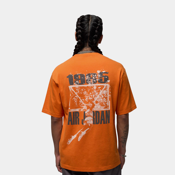 Brooklyn Oversized Graphic Mens Short Sleeve Shirt (Starfish/Sail)