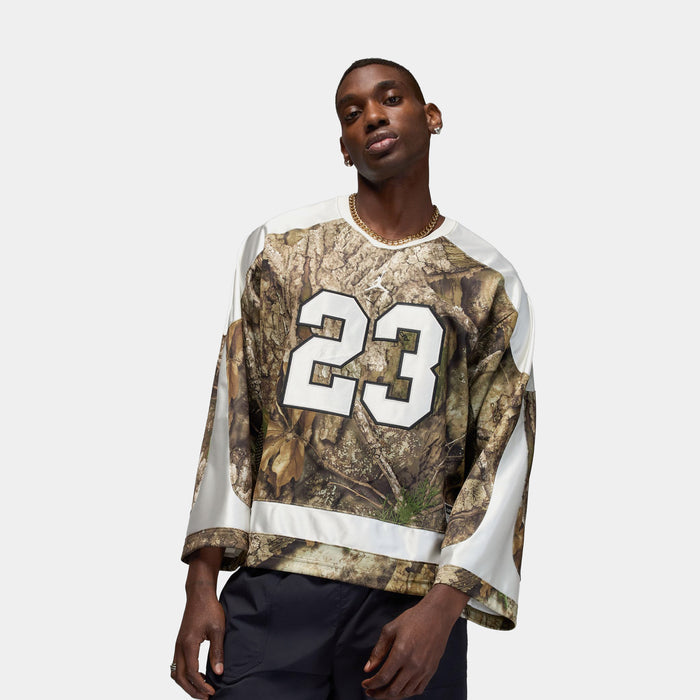 Brooklyn Realtree Hockey Mens Jersey (Medium Olive/Sail/Sail)