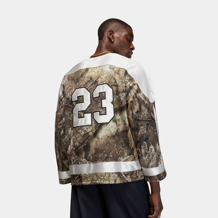 Brooklyn Realtree Hockey Mens Jersey (Medium Olive/Sail/Sail)