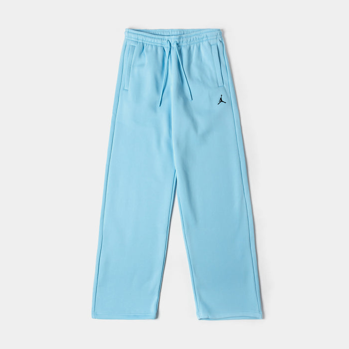 Brookyln Fleece Oversized Open Hem Mens Sweatpants (Blue/Black)
