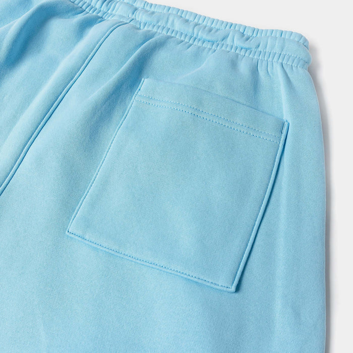Brookyln Fleece Oversized Open Hem Mens Sweatpants (Blue/Black)
