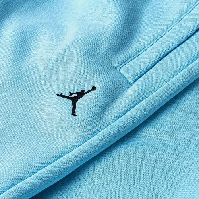 Brookyln Fleece Oversized Open Hem Mens Sweatpants (Blue/Black)