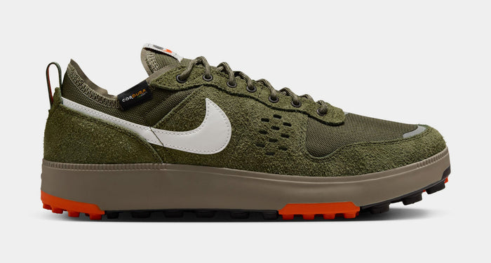 C1TY Premium Cordura Mens Running Shoes (Rough Green/Summit White/Electro Orange)