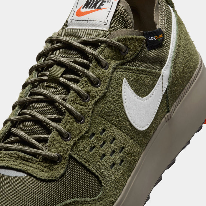 C1TY Premium Cordura Mens Running Shoes (Rough Green/Summit White/Electro Orange)