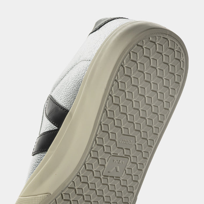 Campo Leather Womens Lifestyle Shoes (Silver/Black)