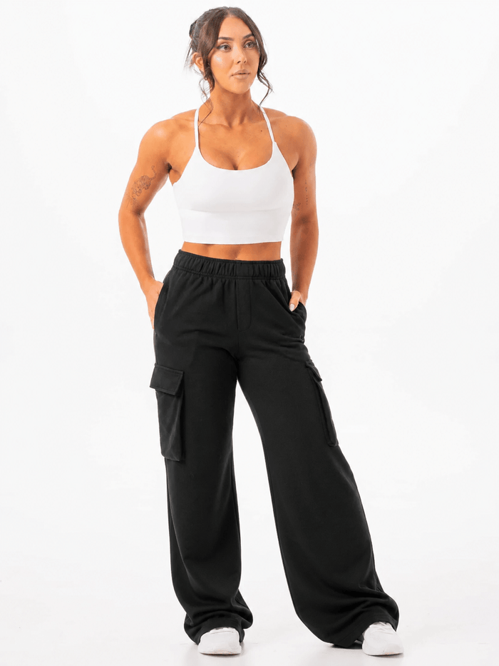 Cargo Track Pant - Black Clothing Ryderwear