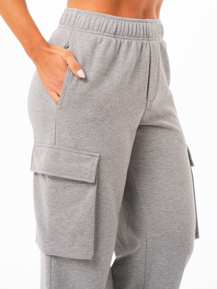 Cargo Track Pant - Grey Marle Clothing Ryderwear