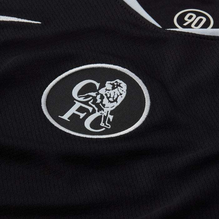 Chelsea FC 2025/26 Stadium Third Replica Mens Jeresy (Black/Field Silver/Game Royal/Field Silver)