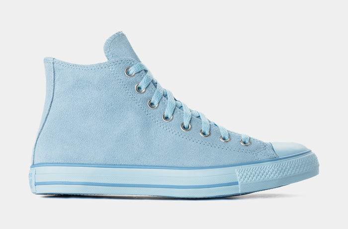 Chuck Taylor All Star High Blue Suede Mens Lifestyle Shoes (Masi Blue)