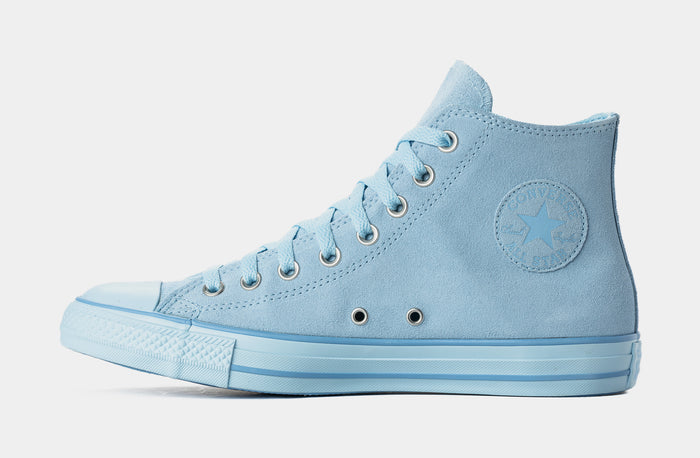 Chuck Taylor All Star High Blue Suede Mens Lifestyle Shoes (Masi Blue)