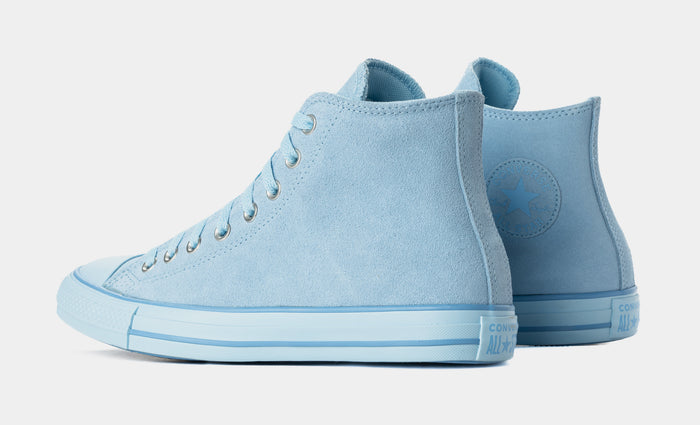 Chuck Taylor All Star High Blue Suede Mens Lifestyle Shoes (Masi Blue)