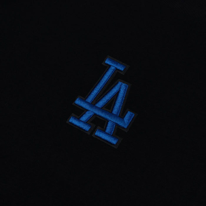 Classic Drop Shoulder Los Angeles Icon Mens Short Sleeve Shirt (Black/Blue)