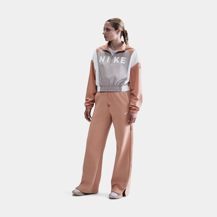 Classic Woven Lightweight 1/4 Zip Womens Jacket (College Grey/Rose Gold/Sail)