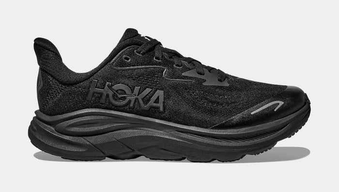 Clifton 10 Grade School Running Shoes (Black)
