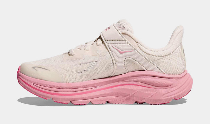 Clifton 10 Preschool Running Shoes (Beige/Pink)