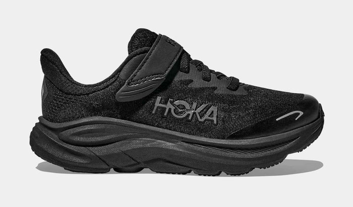 Clifton 10 Preschool Running Shoes (Black)