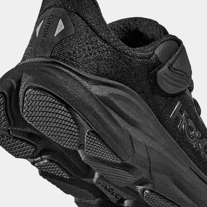 Clifton 10 Preschool Running Shoes (Black)