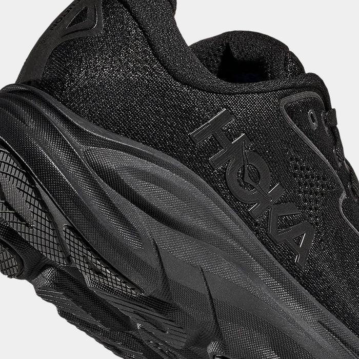 Clifton 10 Womens Running Shoes (Black/Black)