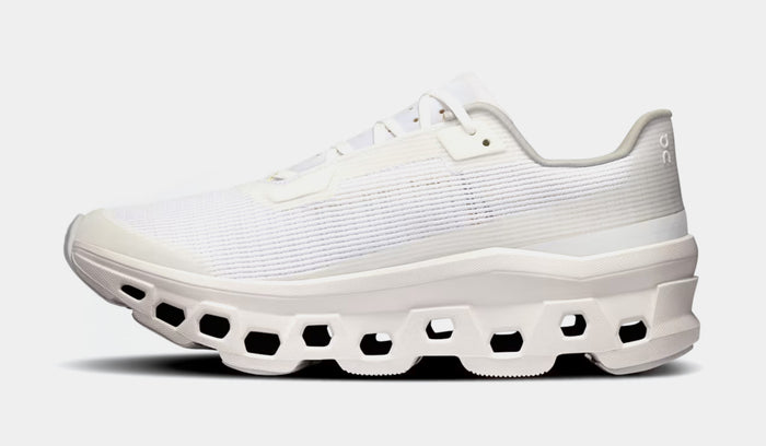 Cloudmonster Void Womens Running Shoes (White/White)