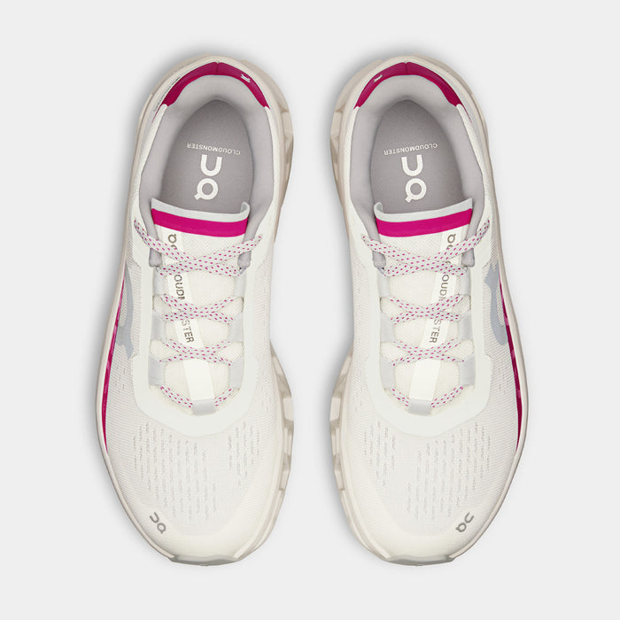 Cloudmonster Womens Running Shoes (Ivory/Grenadine)