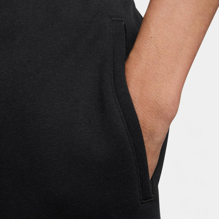 Club Fleece Swoosh Graphic Mens Shorts (Black/Black/White)