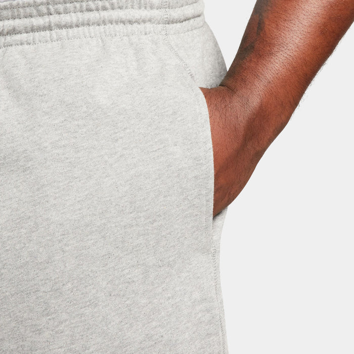 Club Knit Mens Shorts (Dark Grey Heather/White)