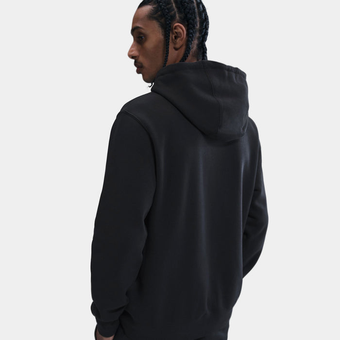 Club Pullover Fleece Mens Hoodie (Black/Black/White)