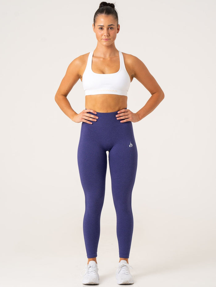 Ombre Seamless Leggings - Indigo Marl Clothing Ryderwear