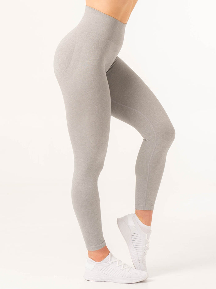 Contour Seamless Leggings - Light Grey Marl Clothing Ryderwear