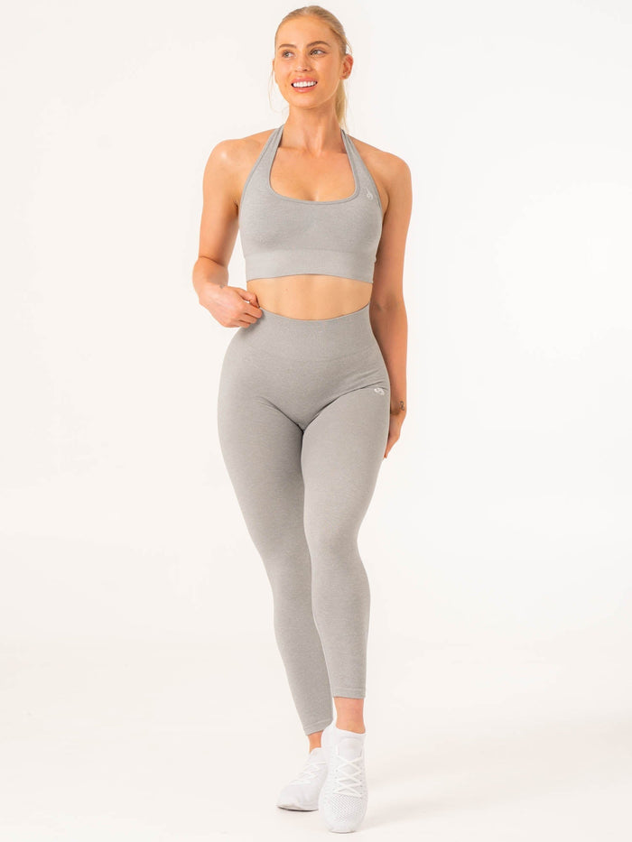 Contour Seamless Leggings - Light Grey Marl Clothing Ryderwear