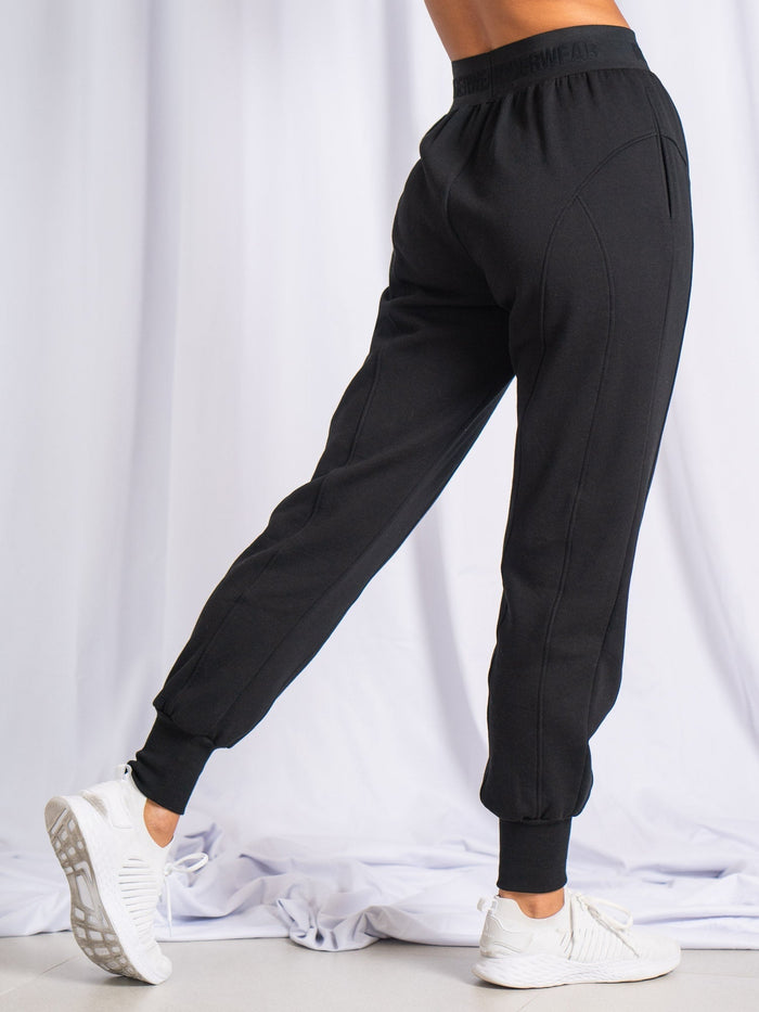 Contour Track Pants - Black Clothing Ryderwear