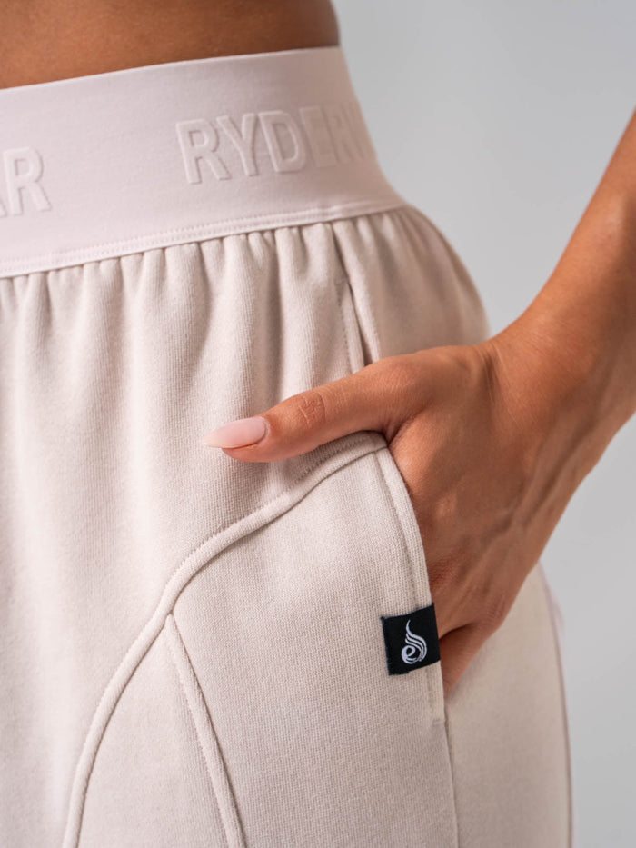 Contour Track Pants - Oatmeal Clothing Ryderwear