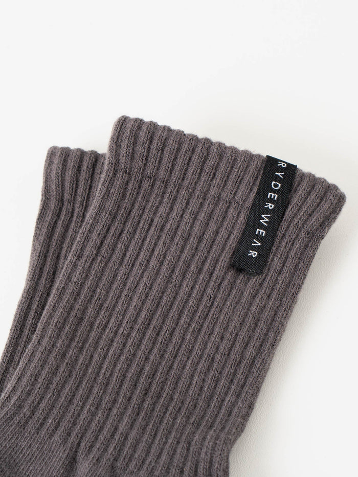 Crew Socks - Black Stonewash Accessories Ryderwear
