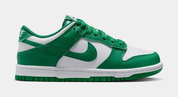 Dunk Low Grade School Lifestyle Shoes (White/Malachite)
