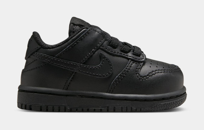 Dunk Low Infant Toddler Lifestyle Shoes (Black/Black/Black)