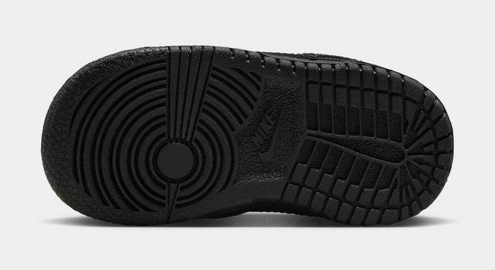 Dunk Low Infant Toddler Lifestyle Shoes (Black/Black/Black)