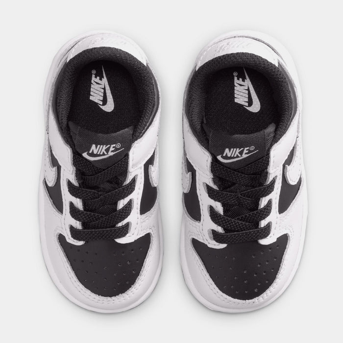 Dunk Low Infant Toddler Lifestyle Shoes (Black/Platinum Tint/White)