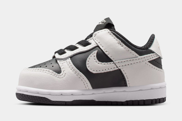 Dunk Low Infant Toddler Lifestyle Shoes (Black/Platinum Tint/White)