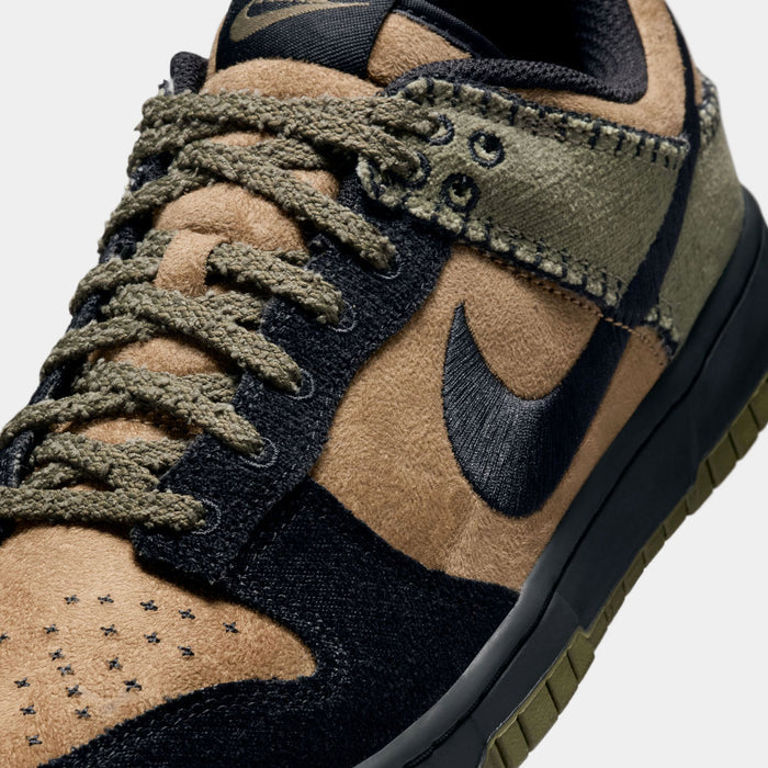 Dunk Low Retro Camo Olive Mens Lifestyle Shoes (Brown Kelp/Black/Medium Olive)